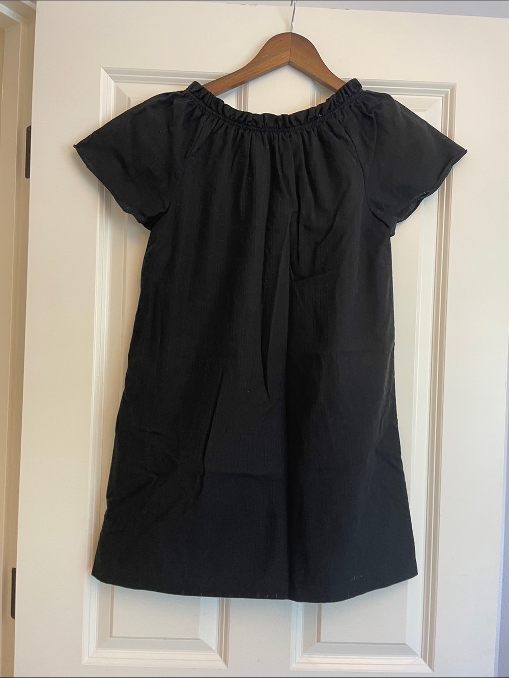 Tibi Black Mini Dress with Lace Trim - Picture 3 of 4